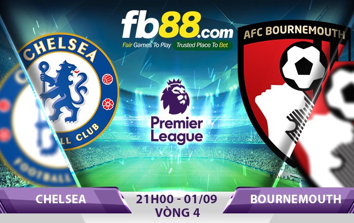 chelsea vs bournemouth ngoại hạng anh 2018