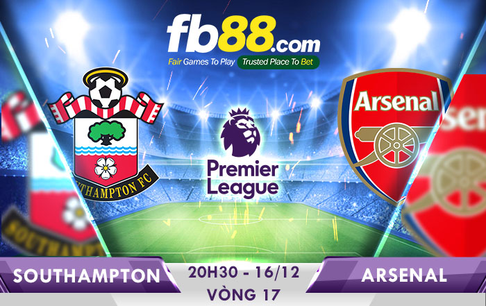 fb88-Soi kèo cá cược ngoại hạng anh Southampton vs Arsenal