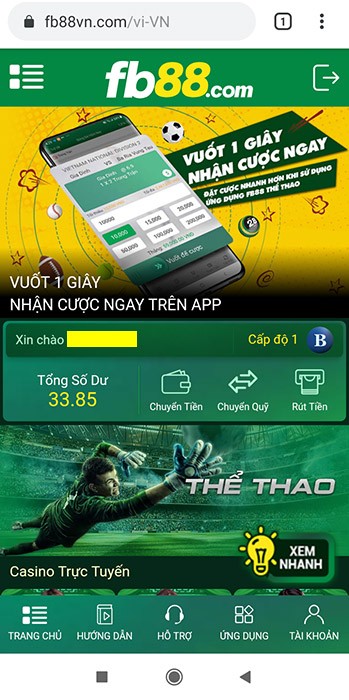 Kèo cược chấp tại fb88