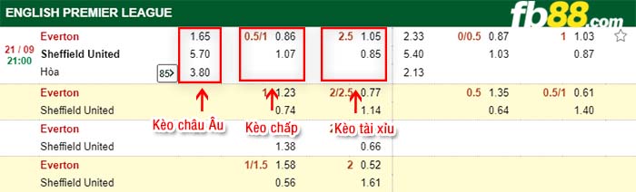 fb88-kèo chấp Everton vs Sheffield