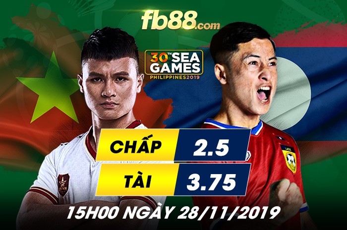 fb88-Phân tích tỷ lệ kèo nhà cái Việt Nam vs Lào sea games 2019