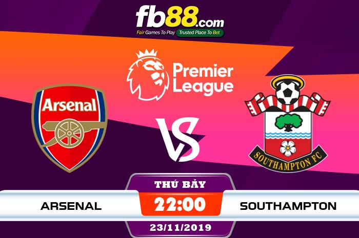 fb88-soi kèo Arsenal vs Southampton