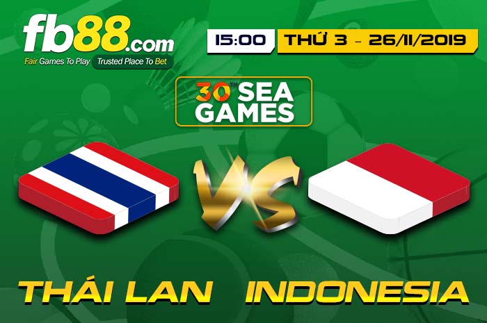 fb88-Soi tỷ lệ kèo Thái Lan vs Indonesia Sea games 2019