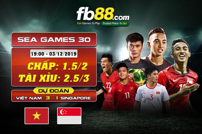 fb88-phân tích tỷ lệ kèo Việt Nam vs Singapore