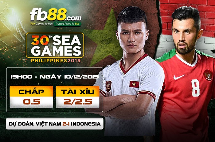 fb88-Soi kèo Việt Nam vs Indonesia chung kết sea games 2019