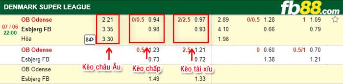fb88-kèo chấp Odense BK vs Esbjerg