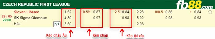 fb88-bảng kèo trận đấu Slovan Liberec vs Sigma Olomouc