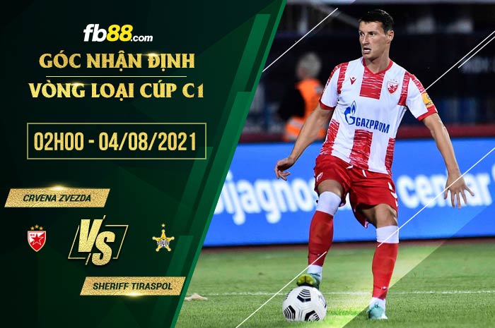 fb88-soi kèo Crvena Zvezda vs Sheriff Tiraspol