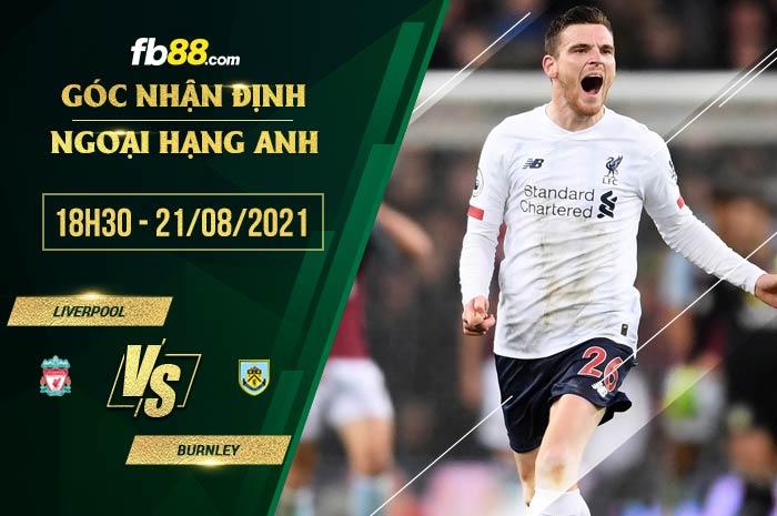 fb88-chi tiết kèo trận đấu Liverpool vs Burnley