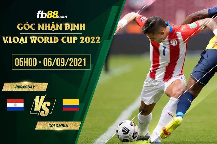 fb88-chi tiết kèo trận đấu Paraguay vs Colombia