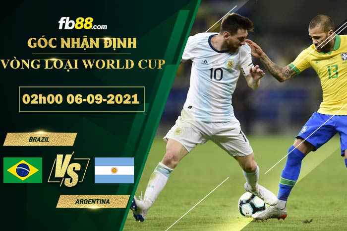 Fb88 soi kèo trận đấu Brazil vs Argentina