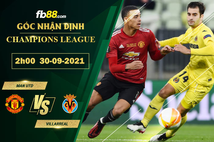 Fb88 soi kèo trận đấu Man Utd vs Villarreal