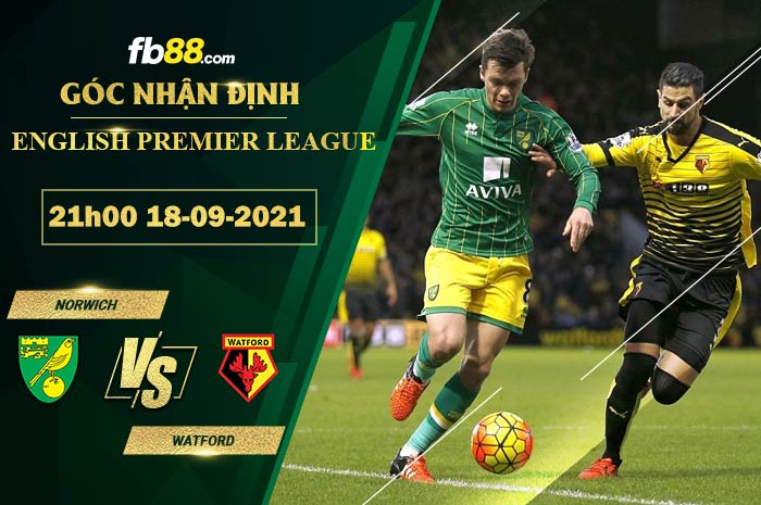 Fb88 soi kèo trận đấu Norwich vs Watford