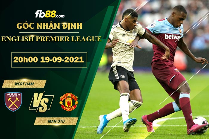 Fb88 soi kèo trận đấu West Ham vs Man Utd