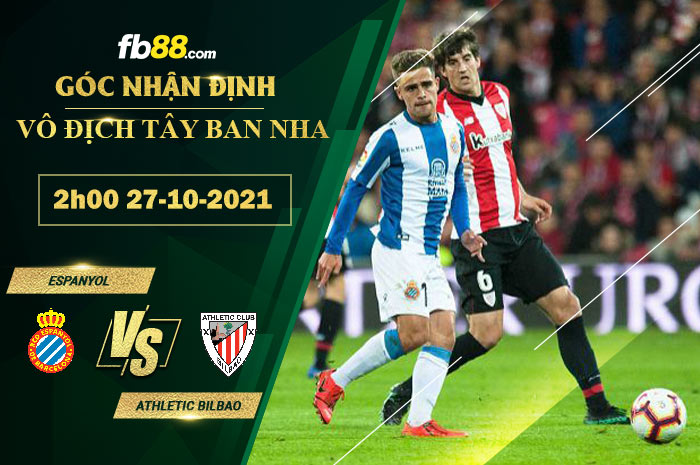 Fb88 soi kèo trận đấu Espanyol vs Athletic Bilbao