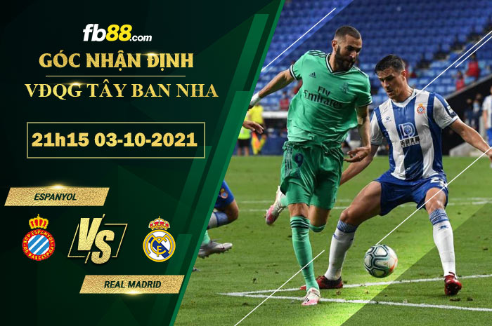 Fb88 soi kèo trận đấu Espanyol vs Real Madrid