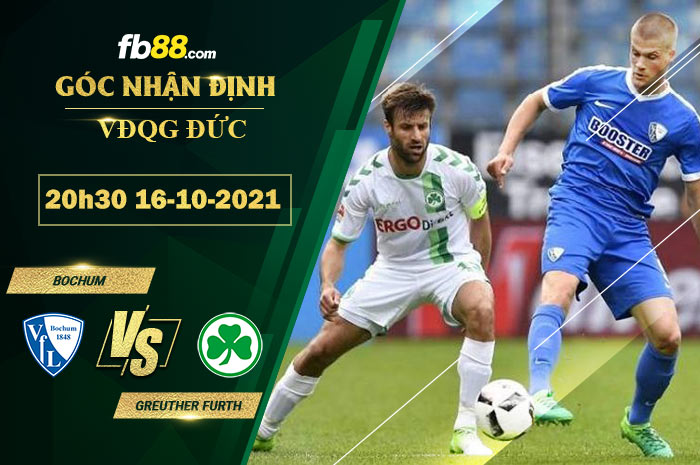 Fb88 soi kèo trận đấu Greuther Furth vs Bochum