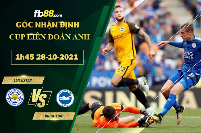 Fb88 soi kèo trận đấu Leicester vs Brighton