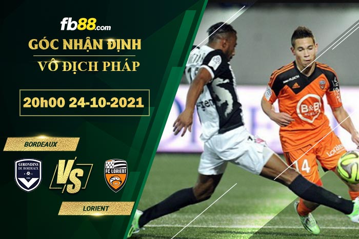 Fb88 soi kèo trận đấu Lorient vs Bordeaux