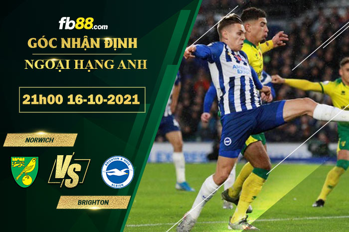 Fb88 soi kèo trận đấu Norwich vs Brighton