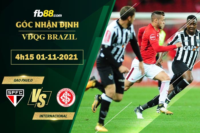 Fb88 soi kèo trận đấu Sao Paulo vs Internacional