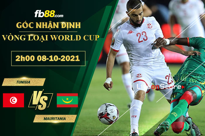 Fb88 soi kèo trận đấu Tunisia vs Mauritania