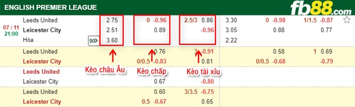 fb88-bảng kèo trận đấu Leeds vs Leicester