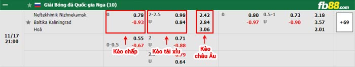 fb88-bảng kèo trận đấu Neftekhimik vs Baltika