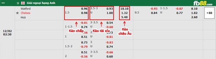 fb88-bảng kèo trận đấu Watford vs Chelsea