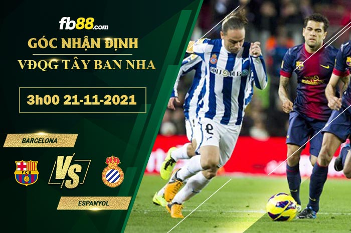 Fb88 soi kèo trận đấu Barcelona vs Espanyol