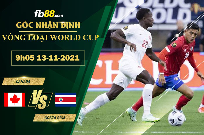 Fb88 soi kèo trận đấu Canada vs Costa Rica