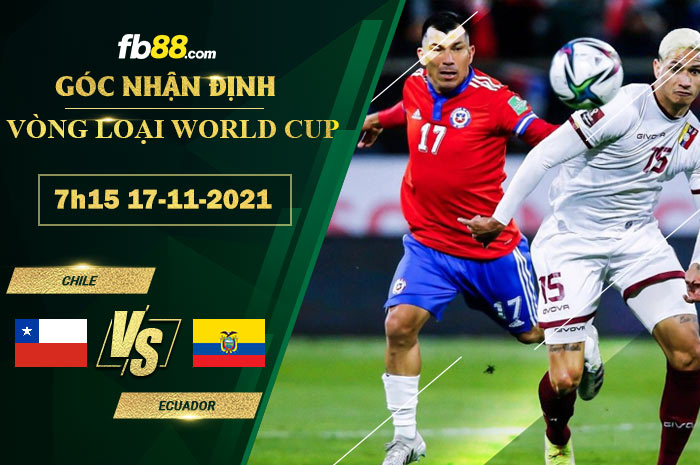 Fb88 soi kèo trận đấu Chile vs Ecuador