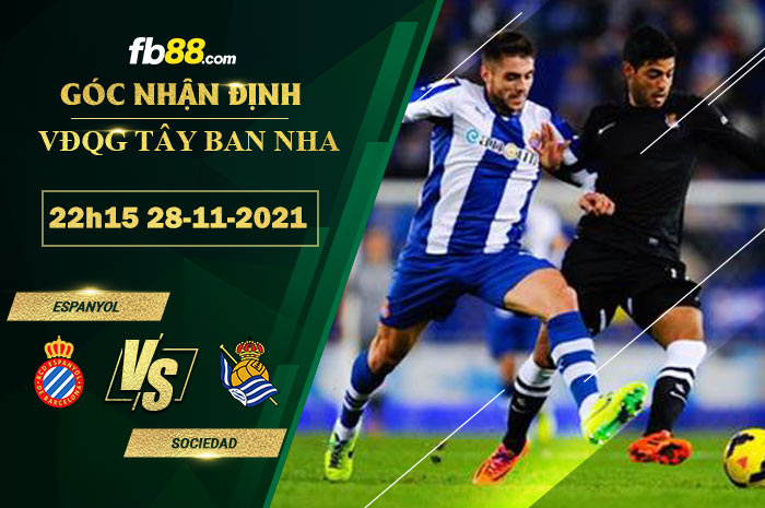 Fb88 soi kèo trận đấu Espanyol vs Sociedad