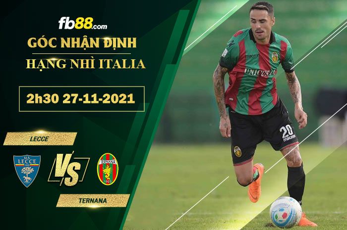 Fb88 soi kèo trận đấu Lecce vs Ternana