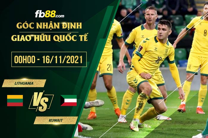 fb88-soi kèo Lithuania vs Kuwait