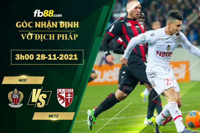 Fb88 soi kèo trận đấu Nice vs Metz