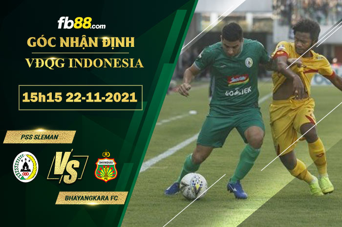 Fb88 soi kèo trận đấu PSS Sleman vs Bhayangkara FC