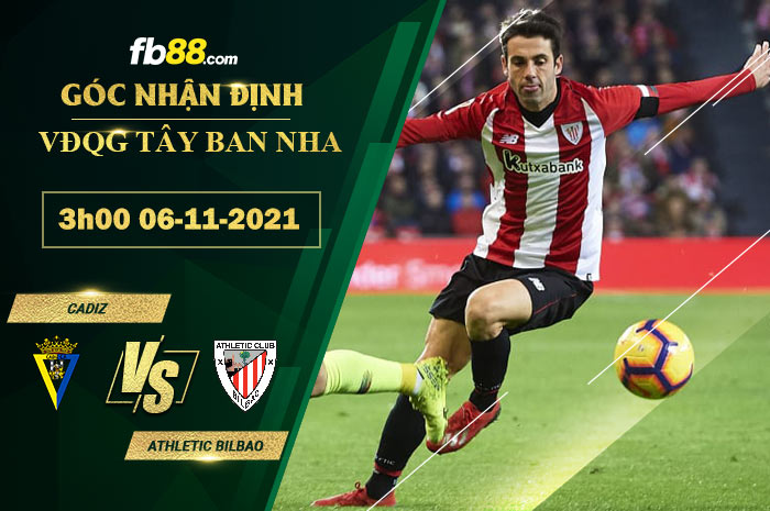 Fb88 soi kèo trận đấu Athletic Bilbao vs Cadiz