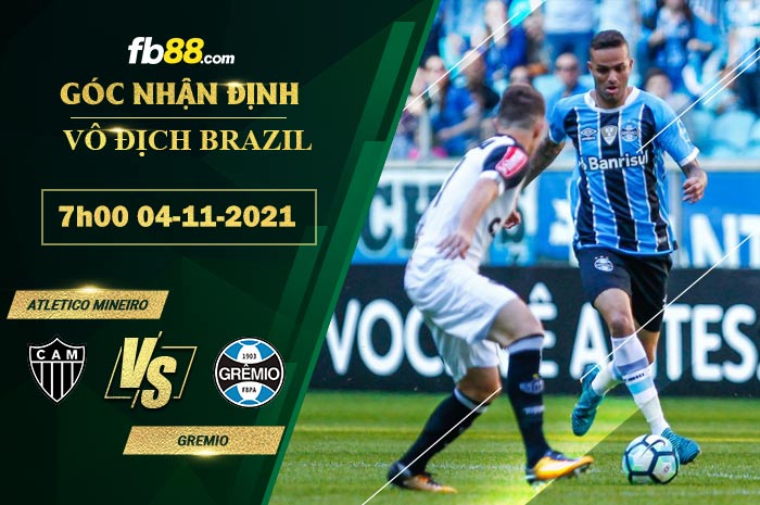 Fb88 soi kèo trận đấu Atletico Mineiro vs Gremio