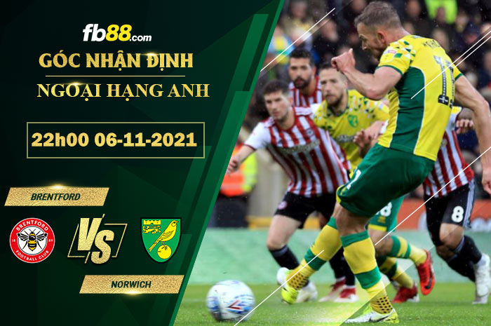 Fb88 soi kèo trận đấu Brentford vs Norwich