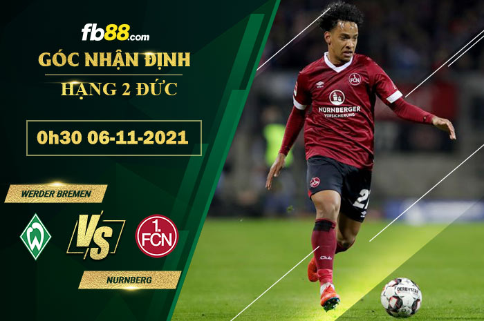 Fb88 soi kèo trận đấu Nurnberg vs Werder Bremen