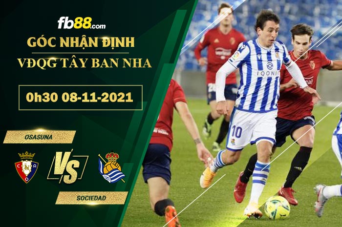 Fb88 soi kèo trận đấu Osasuna vs Sociedad