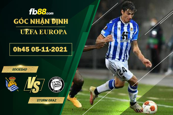 Fb88 soi kèo trận đấu Sociedad vs Sturm Graz