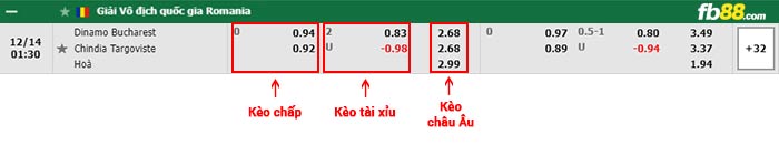 fb88-bảng kèo trận đấu Dinamo Bucuresti vs Chindia Targoviste