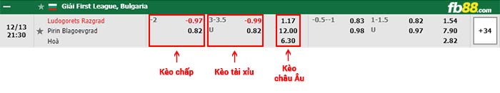 fb88-bảng kèo trận đấu Ludogorets vs Pirin Blagoevgrad