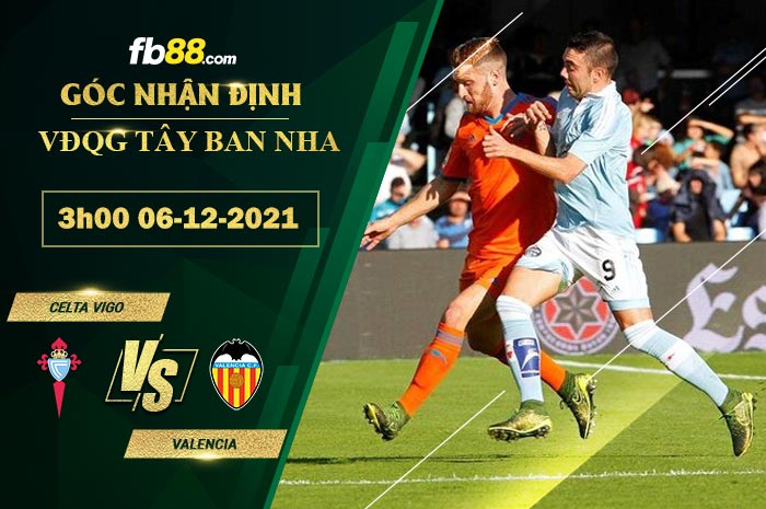 Fb88 soi kèo trận đấu Celta Vigo vs Valencia