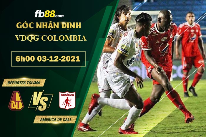 Fb88 soi kèo trận đấu Deportes Tolima vs America de Cali