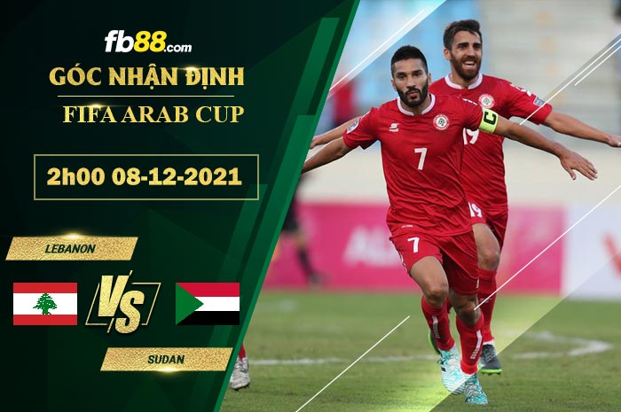 Fb88 soi kèo trận đấu Lebanon vs Sudan