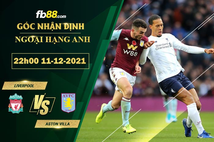 Fb88 soi kèo trận đấu Liverpool vs Aston Villa