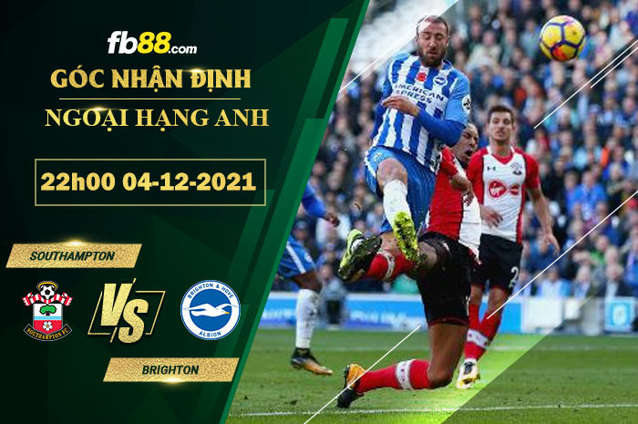 Fb88 soi kèo trận đấu Southampton vs Brighton